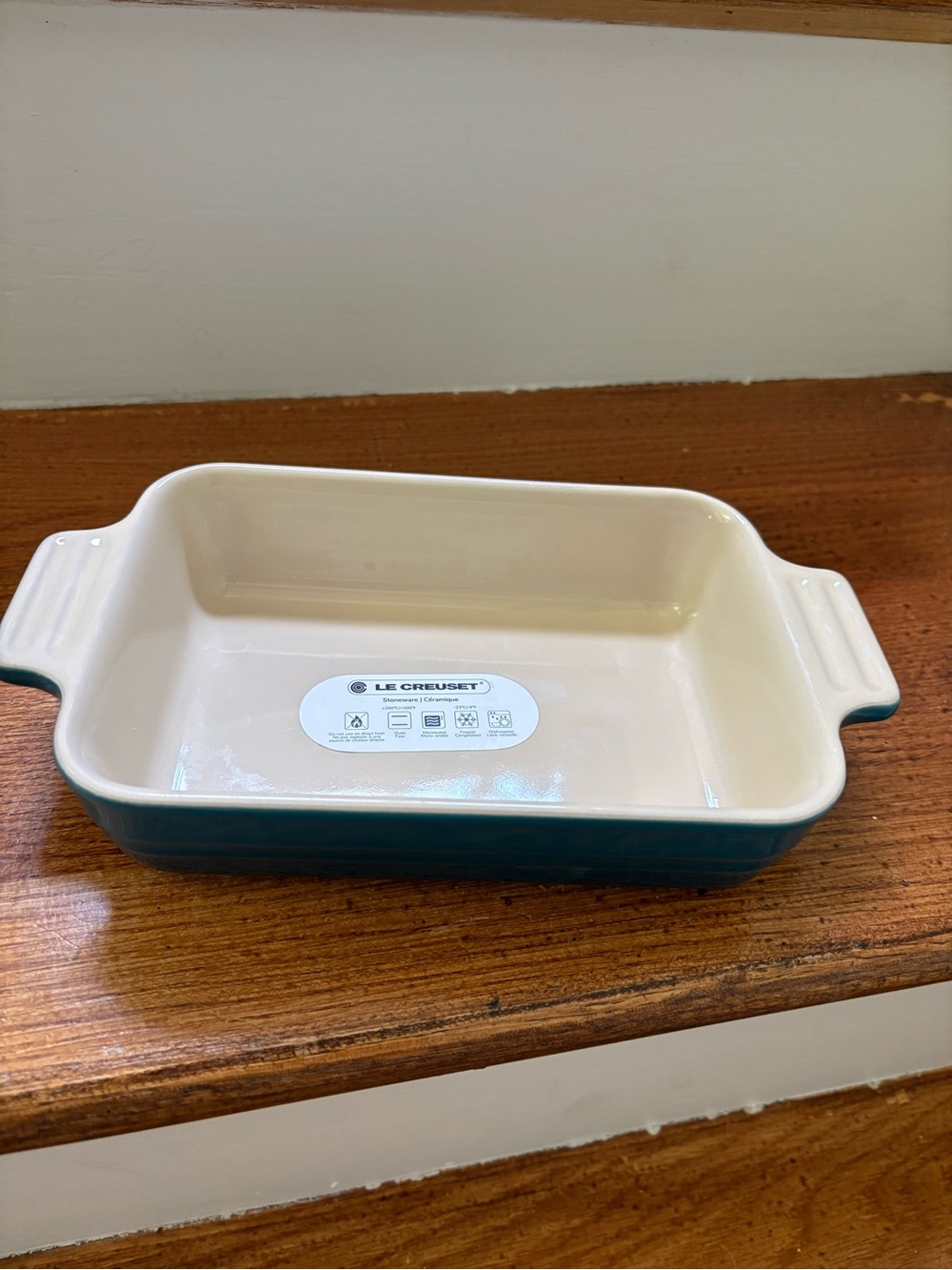 Le Creuset Rectangular Baker Dish 18cm in Deep Teal